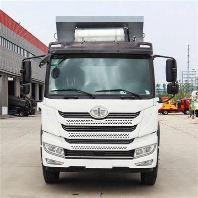 FAW 17m³ Animal Waste Side Loader Truck high quality