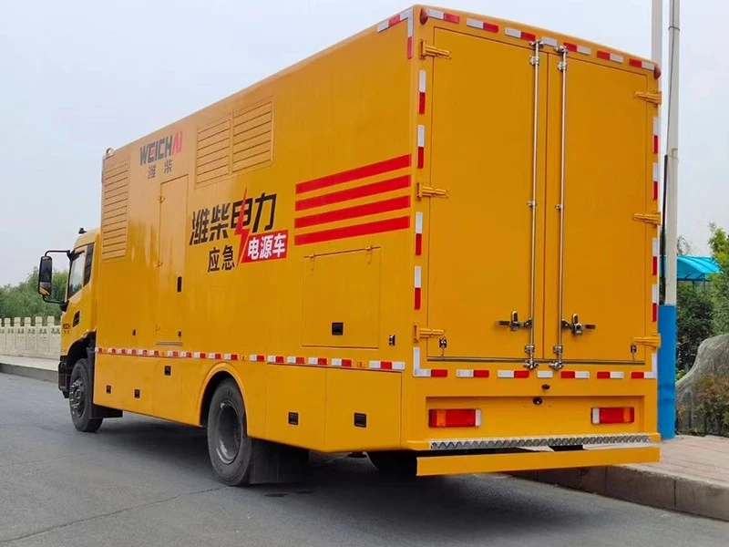 Dongfeng 4 Axle 1000KW Mobile Generator Truck factory
