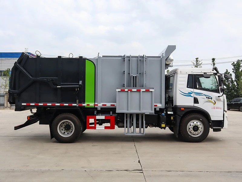 FAW 17m³ Animal Waste Side Loader Truck high quality