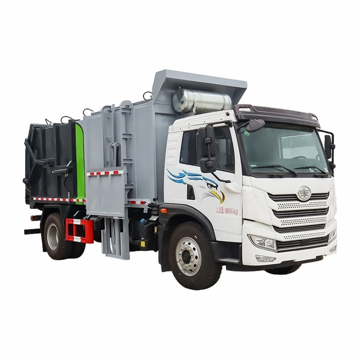 FAW 17m³ Animal Waste Side Loader Truck