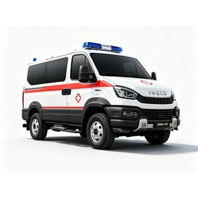 Kamion hitne pomoći IVECO 4x4 izvan ceste.-